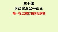 人教统编版选择性必修2 法律与生活第四单元 社会争议解决第十课 诉讼实现公平正义正确行使诉讼权利图文ppt课件