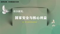 政治 (道德与法治)选择性必修1 当代国际政治与经济综合探究 国家安全与核心利益完整版课件ppt