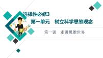 高考思想政治一轮总复习选择性必修3第1单元第1课走进思维世界课件