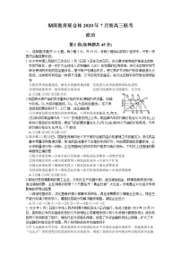 2021湖南省教育联合体新高三7月联考政治试题含答案