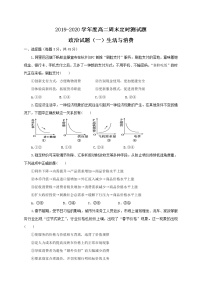 2020济宁育才中学高二下学期周末定时测试（一）政治试题缺答案