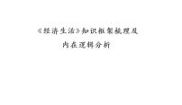 经济生活知识框架及内在逻辑分析 课件-2023届高考政治一轮复习人教版必修一