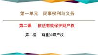 人教统编版选择性必修2 法律与生活尊重知识产权一等奖ppt课件