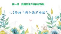 高中政治 (道德与法治)人教统编版必修2 经济与社会坚持“两个毫不动摇”教学演示ppt课件