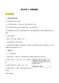 核心考点03 多极化趋势-高考政治一轮复习全考点核心知识梳理＋对点练习（统编版选择性必修1）