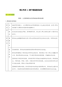 核心考点16 做个明白的劳动者-高考政治一轮复习全考点核心知识梳理＋对点练习（统编版选择性必修2）