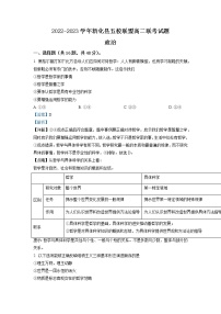 2022-2023学年湖南省娄底市新化县五校联盟高二上学期期末联考政治试题（解析版）