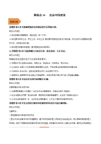 16 法治中国建设——【冲刺2023】高考政治考试易错题（新教材新高考）（原卷版+解析版）