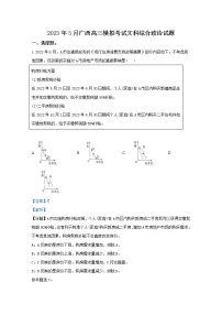 广西2022-2023学年高三政治下学期3月一模试卷（Word版附解析）