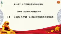 高中政治 (道德与法治)人教统编版必修2 经济与社会公有制为主体 多种所有制经济共同发展图片ppt课件