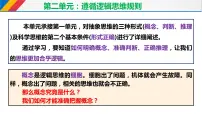 人教统编版选择性必修3 逻辑与思维概念的概述课文内容课件ppt