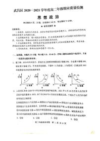 2020-2021学年湖北省武汉市武昌区高二下学期期末质量检测政治试题 pdf版