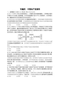 新高考政治二轮总复习试题   专题四 中国共产党领导（含解析）