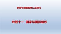 新高考政治二轮复习精品课件专题十一国家与国际组织（含解析）