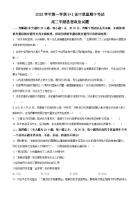 【期中真题】 浙江省9+1高中联盟2022-2023学年高三上学期期中考试政治试题.zip