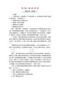 高中政治 (道德与法治)人教统编版选择性必修1 当代国际政治与经济国家是什么达标测试