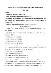 陕西省咸阳市2022-2023学年高一下学期期末政治试卷含答案