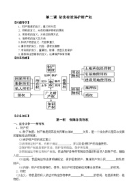 第二课 依法有效保护财产权 学案 2023-2024学年高三政治一轮复习统编版选择性必修二法律与生活