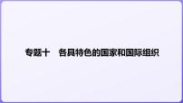 2024学年新高考政治二轮复习专题同步课件 专题十　各具特色的国家和国际组织