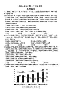 江西省南昌市2024届高三第一次模拟测试政治试卷及答案