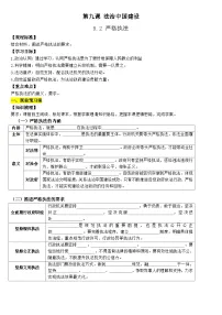 高中政治 (道德与法治)人教统编版必修3 政治与法治严格执法第2课时学案设计