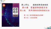 人教统编版选择性必修3 逻辑与思维简单判断的演绎推理方法教案配套课件ppt