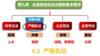 人教统编版必修3 政治与法治严格执法背景图ppt课件