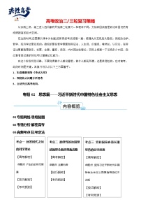 专题02  思想篇—习近平新时代中国特色社会主义思想（讲义）-2024年高考政治高频考点预测