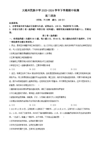 云南省大理白族自治州民族中学2023-2024学年高二下学期5月期中考试政治试题（Word版附解析）