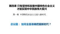 政治 (道德与法治)必修1 中国特色社会主义中国特色社会主义进入新时代评课课件ppt