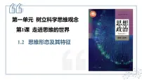 人教统编版选择性必修3 逻辑与思维思维形态及其特性教学课件ppt