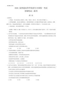 河南省青桐鸣大联考2024-2025学年高二10月月考试卷政治（含答案）