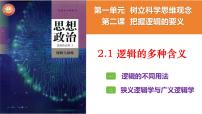 选择性必修3 逻辑与思维“逻辑”的多种含义教学课件ppt