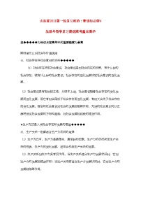 2022年山东省20高考政治生活与哲学第四单元认识社会与价值选择复习提纲重点提示-专项训练-新人教版必修4