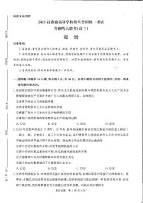 河南省部分重点高中青桐鸣大联考2024-2025学年高三上学期11月月考政治试题