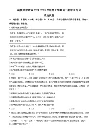 辽宁省大连市滨城高中联盟2024-2025学年高三上学期期中Ⅱ考试政治试卷
