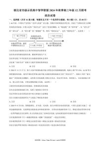 2024～2025学年湖北省市级示范高中智学联盟高三(上)12月月考思想政治试卷(含答案)