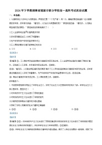 湖南省娄底市涟源市部分学校2024-2025学年高一上学期选科考试（12月联考）政治试题（Word版附解析）