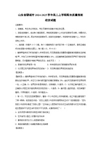 山东省聊城市2024-2025学年高二(上)期末质量抽测政治试卷（解析版）