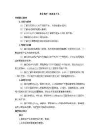 高中人教统编版国家是什么教学设计