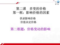 高中政治 (道德与法治)人教版 (新课标)必修1 经济生活2 价格变动的影响课文课件ppt