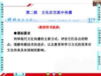 政治 (道德与法治)文化在交流中传播说课ppt课件
