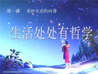 高中政治 (道德与法治)人教版 (新课标)必修4 生活与哲学生活处处有哲学说课ppt课件