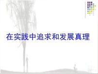 高中政治 (道德与法治)人教版 (新课标)必修4 生活与哲学在实践中追求和发展真理课文内容ppt课件