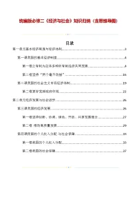 统编版必修二《经济与社会》知识归纳（含思维导图）-2025高考政治复习核心知识归纳（统编版通用）