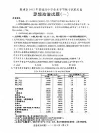 山东省聊城市2025年普通高中学业水平等级考试模拟卷政治试卷（含答案）