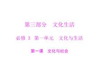 高中政治 (道德与法治)人教版 (新课标)必修3 文化生活本节综合复习课件ppt
