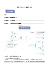 2025年高考政治抢押秘籍（江苏专用）高频考点05全面依法治国练习