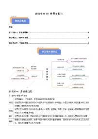 2025年高考政治抢押秘籍（江苏专用）高频考点09世界多极化练习