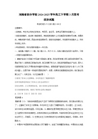 河南省部分学校2024-2025学年高三下学期3月联考政治试卷（解析版）
